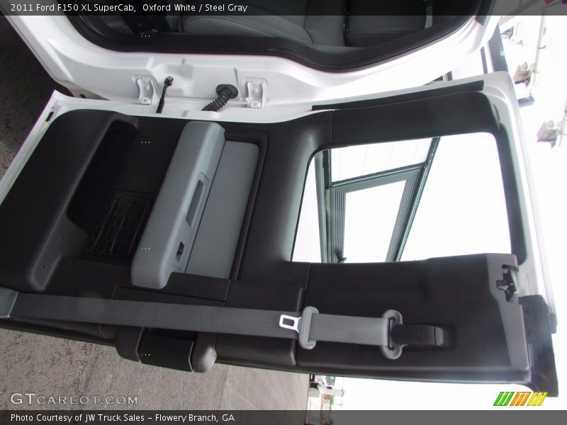 Oxford White / Steel Gray 2011 Ford F150 XL SuperCab
