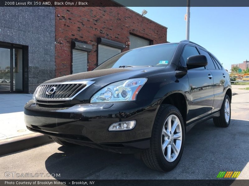 Black Onyx / Black 2008 Lexus RX 350 AWD