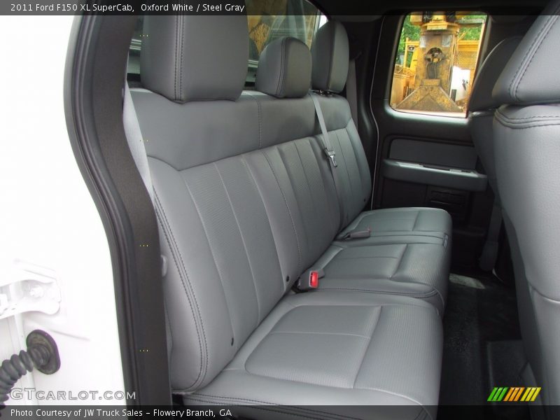 Oxford White / Steel Gray 2011 Ford F150 XL SuperCab