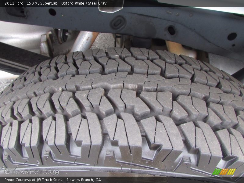 Oxford White / Steel Gray 2011 Ford F150 XL SuperCab