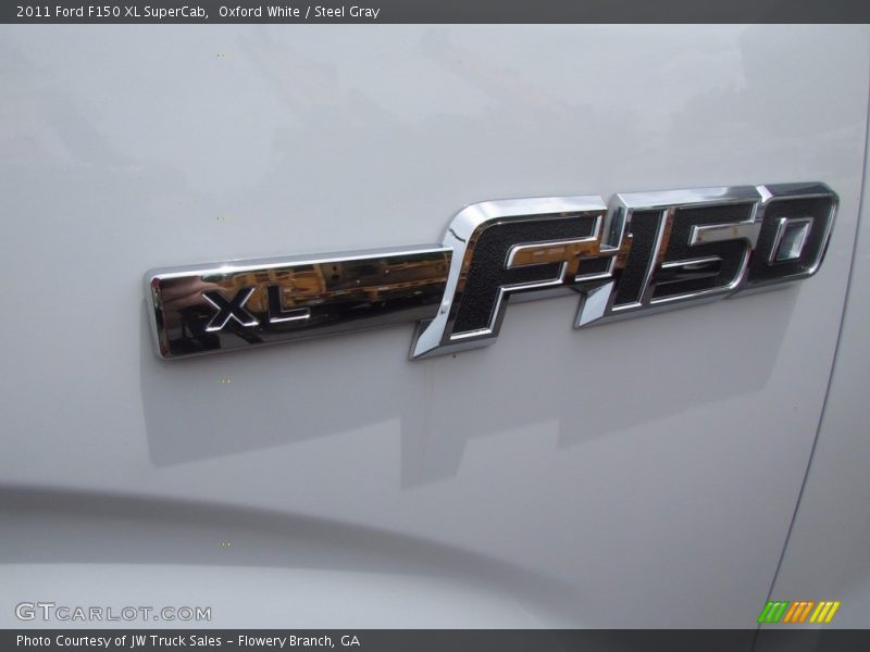 Oxford White / Steel Gray 2011 Ford F150 XL SuperCab