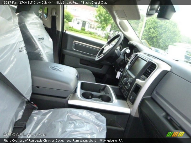 Blue Streak Pearl / Black/Diesel Gray 2017 Ram 2500 SLT Crew Cab 4x4