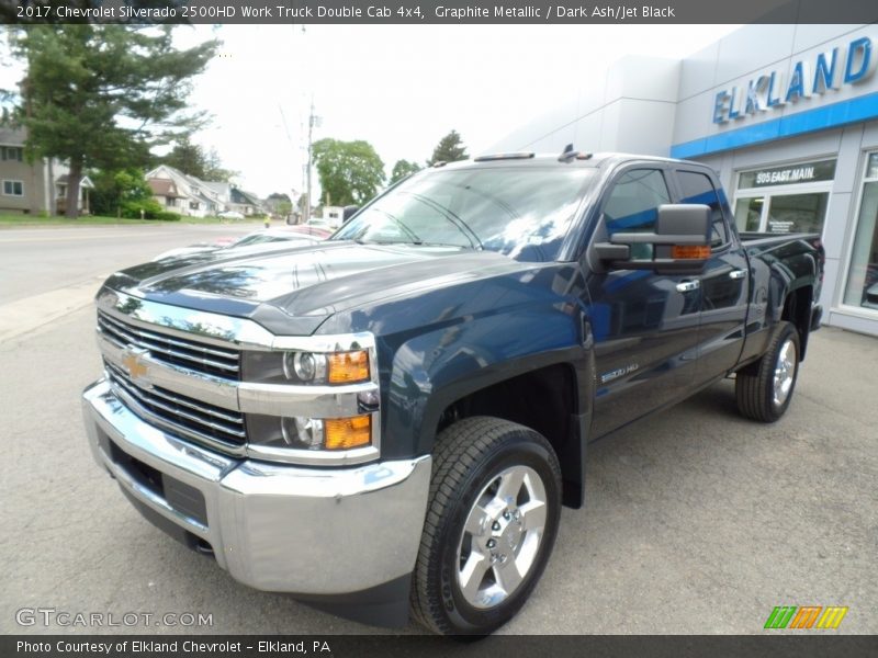 Graphite Metallic / Dark Ash/Jet Black 2017 Chevrolet Silverado 2500HD Work Truck Double Cab 4x4