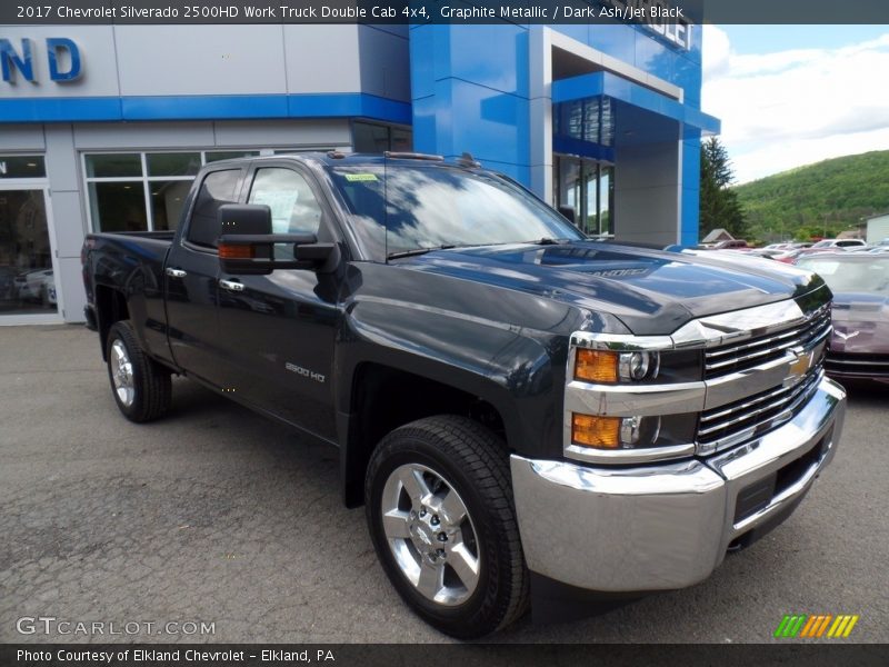 Graphite Metallic / Dark Ash/Jet Black 2017 Chevrolet Silverado 2500HD Work Truck Double Cab 4x4