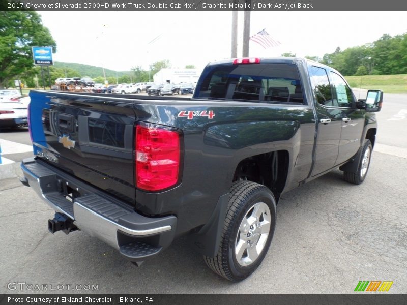 Graphite Metallic / Dark Ash/Jet Black 2017 Chevrolet Silverado 2500HD Work Truck Double Cab 4x4