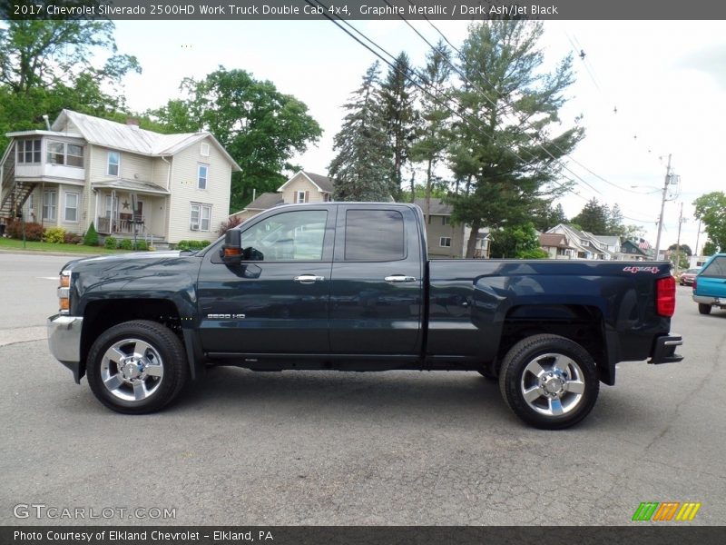 Graphite Metallic / Dark Ash/Jet Black 2017 Chevrolet Silverado 2500HD Work Truck Double Cab 4x4