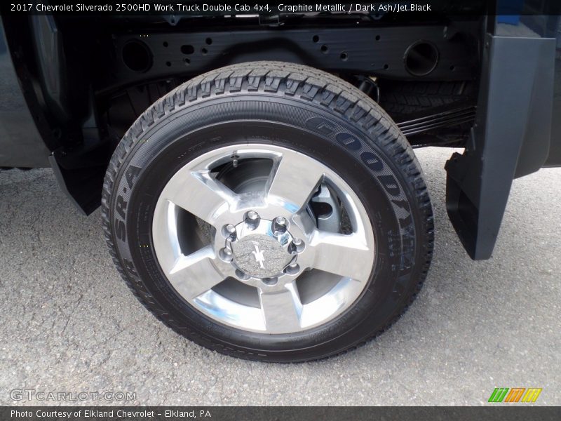 Graphite Metallic / Dark Ash/Jet Black 2017 Chevrolet Silverado 2500HD Work Truck Double Cab 4x4