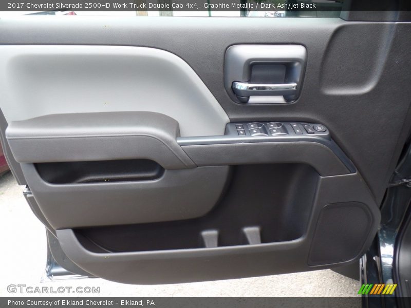 Graphite Metallic / Dark Ash/Jet Black 2017 Chevrolet Silverado 2500HD Work Truck Double Cab 4x4
