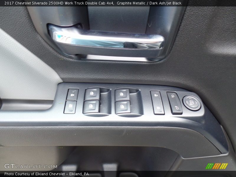 Graphite Metallic / Dark Ash/Jet Black 2017 Chevrolet Silverado 2500HD Work Truck Double Cab 4x4