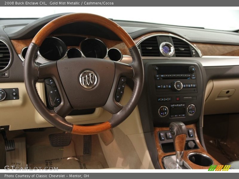 Gold Mist Metallic / Cashmere/Cocoa 2008 Buick Enclave CXL