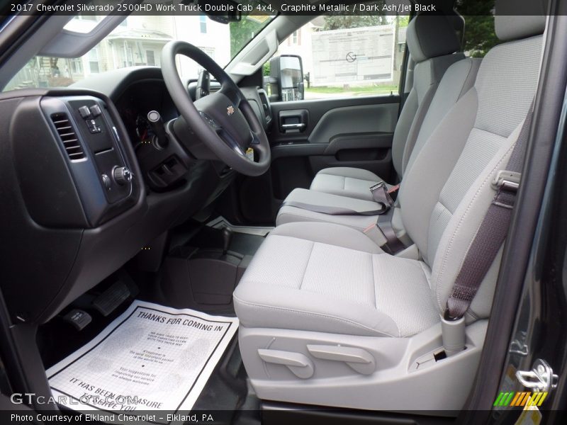Graphite Metallic / Dark Ash/Jet Black 2017 Chevrolet Silverado 2500HD Work Truck Double Cab 4x4