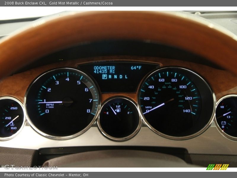 Gold Mist Metallic / Cashmere/Cocoa 2008 Buick Enclave CXL