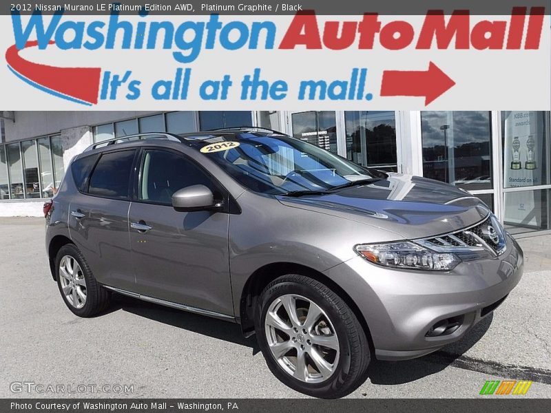 Platinum Graphite / Black 2012 Nissan Murano LE Platinum Edition AWD