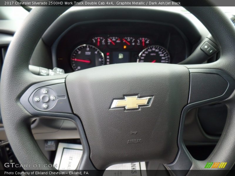 Graphite Metallic / Dark Ash/Jet Black 2017 Chevrolet Silverado 2500HD Work Truck Double Cab 4x4