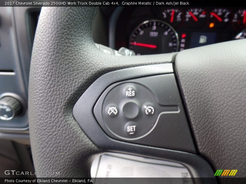 Graphite Metallic / Dark Ash/Jet Black 2017 Chevrolet Silverado 2500HD Work Truck Double Cab 4x4