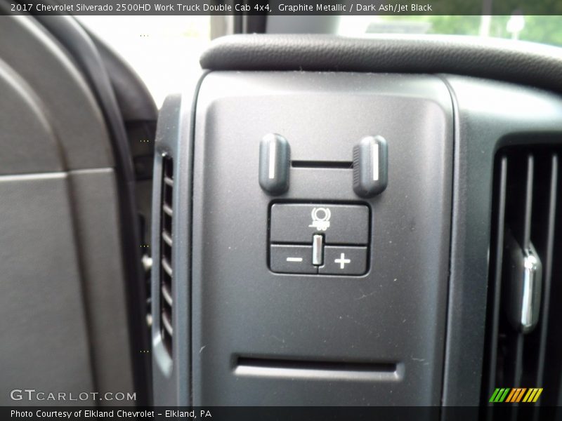 Graphite Metallic / Dark Ash/Jet Black 2017 Chevrolet Silverado 2500HD Work Truck Double Cab 4x4