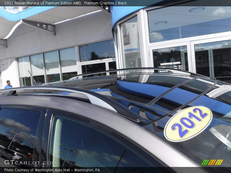 Platinum Graphite / Black 2012 Nissan Murano LE Platinum Edition AWD