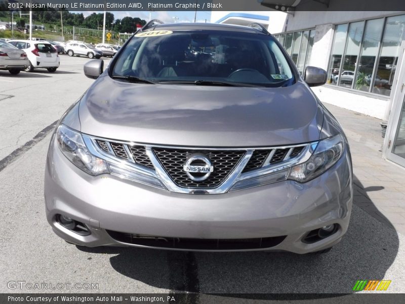 Platinum Graphite / Black 2012 Nissan Murano LE Platinum Edition AWD