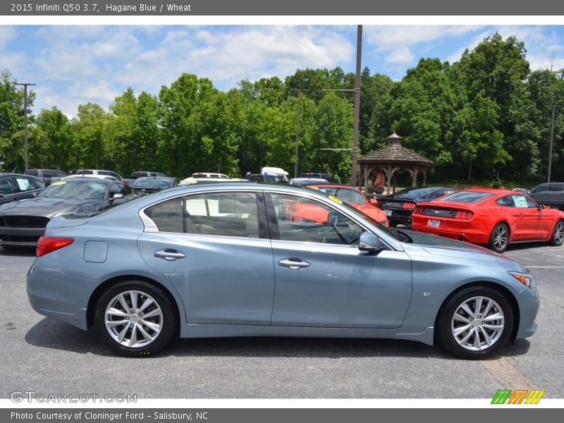 Hagane Blue / Wheat 2015 Infiniti Q50 3.7