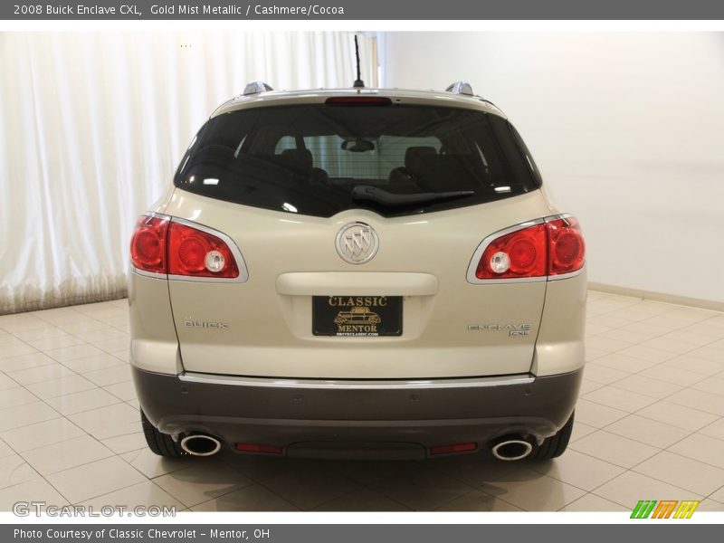 Gold Mist Metallic / Cashmere/Cocoa 2008 Buick Enclave CXL