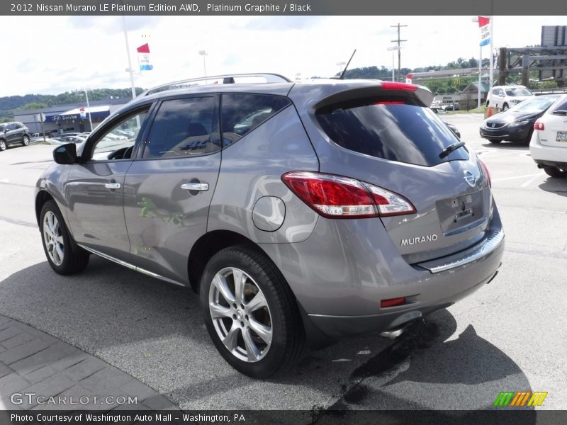 Platinum Graphite / Black 2012 Nissan Murano LE Platinum Edition AWD