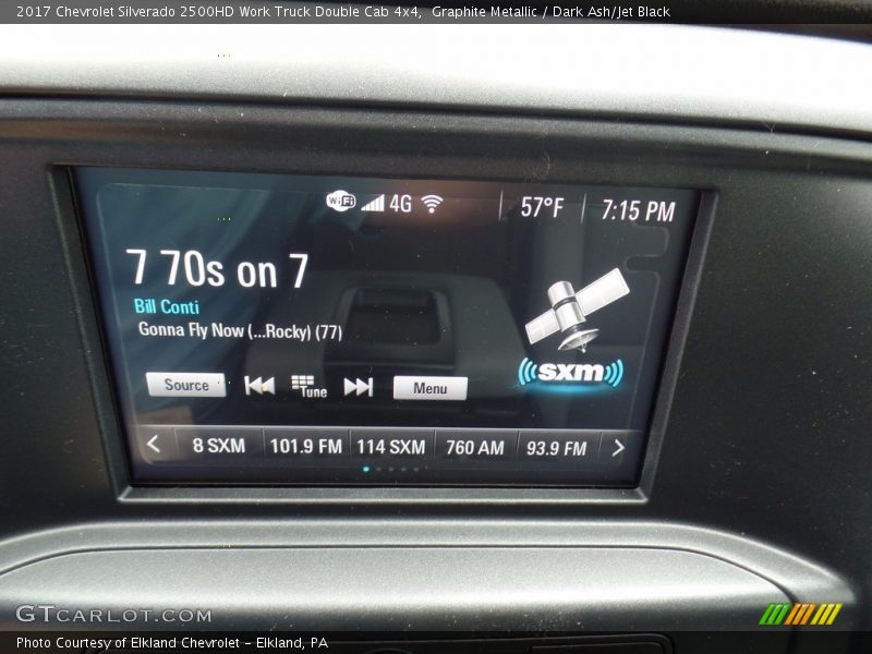 Graphite Metallic / Dark Ash/Jet Black 2017 Chevrolet Silverado 2500HD Work Truck Double Cab 4x4