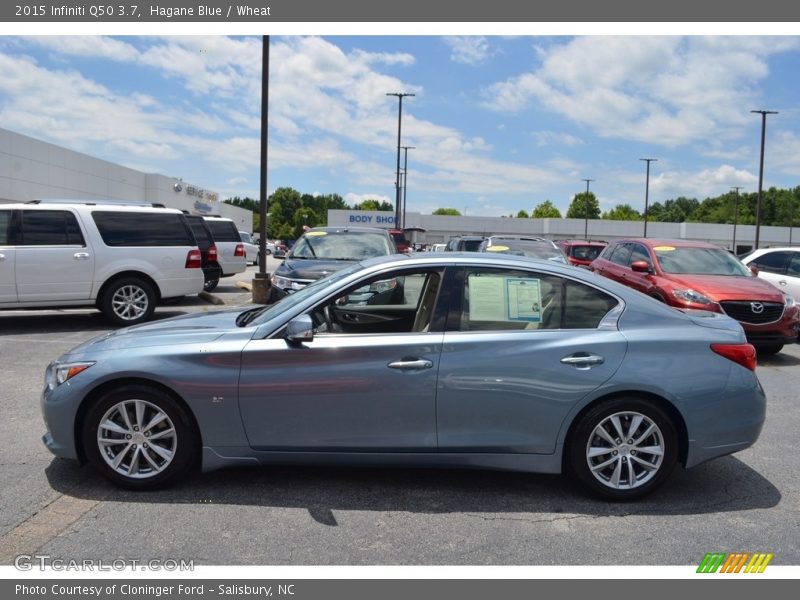 Hagane Blue / Wheat 2015 Infiniti Q50 3.7