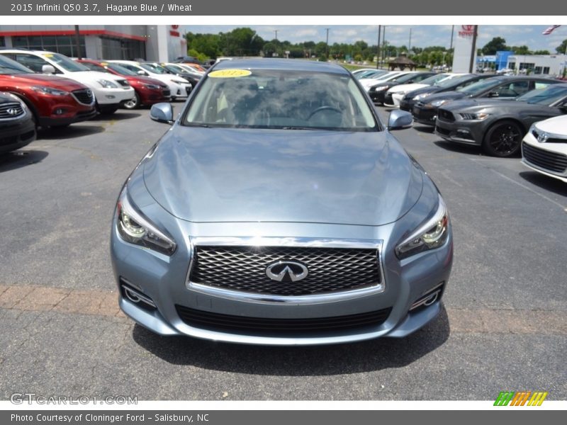 Hagane Blue / Wheat 2015 Infiniti Q50 3.7