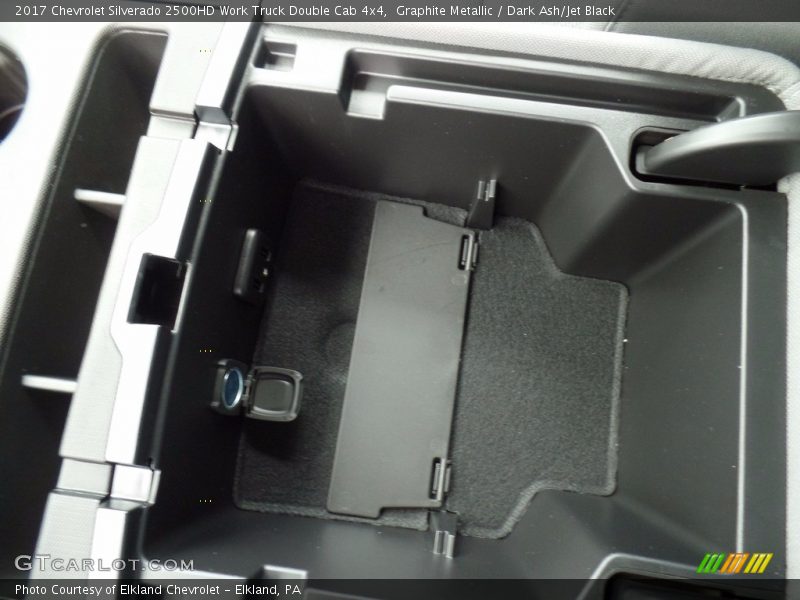 Graphite Metallic / Dark Ash/Jet Black 2017 Chevrolet Silverado 2500HD Work Truck Double Cab 4x4