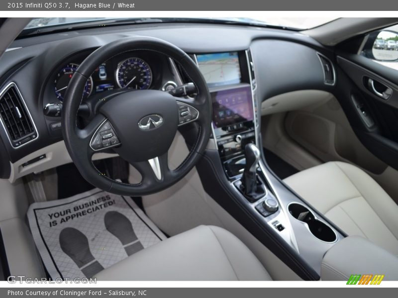 Hagane Blue / Wheat 2015 Infiniti Q50 3.7