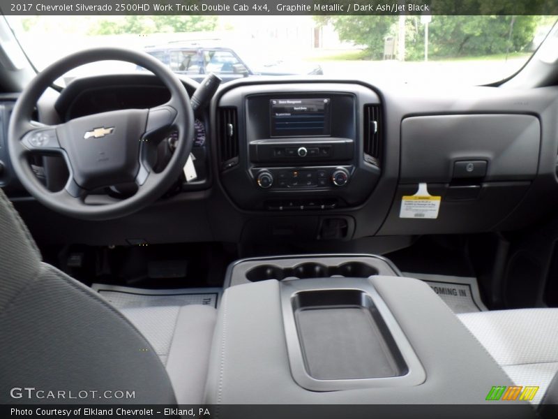 Graphite Metallic / Dark Ash/Jet Black 2017 Chevrolet Silverado 2500HD Work Truck Double Cab 4x4