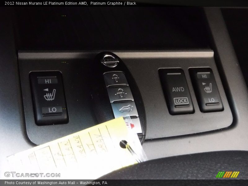 Platinum Graphite / Black 2012 Nissan Murano LE Platinum Edition AWD