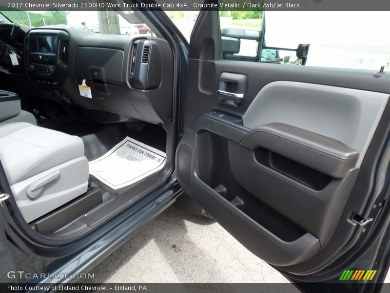 Graphite Metallic / Dark Ash/Jet Black 2017 Chevrolet Silverado 2500HD Work Truck Double Cab 4x4
