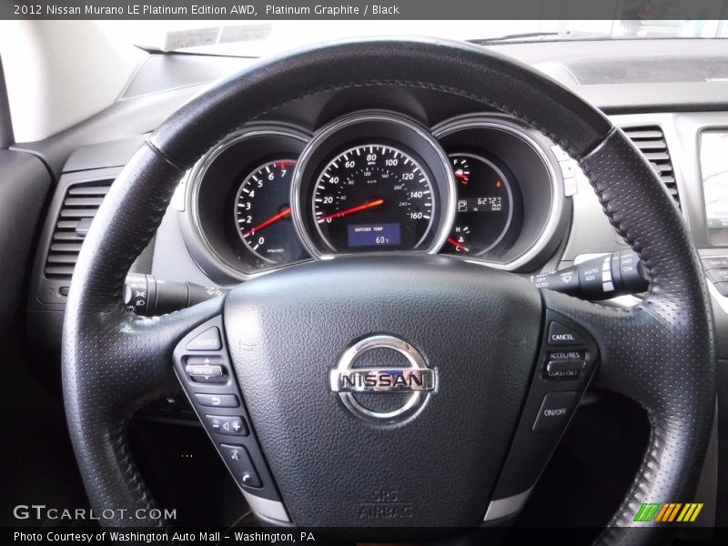 Platinum Graphite / Black 2012 Nissan Murano LE Platinum Edition AWD