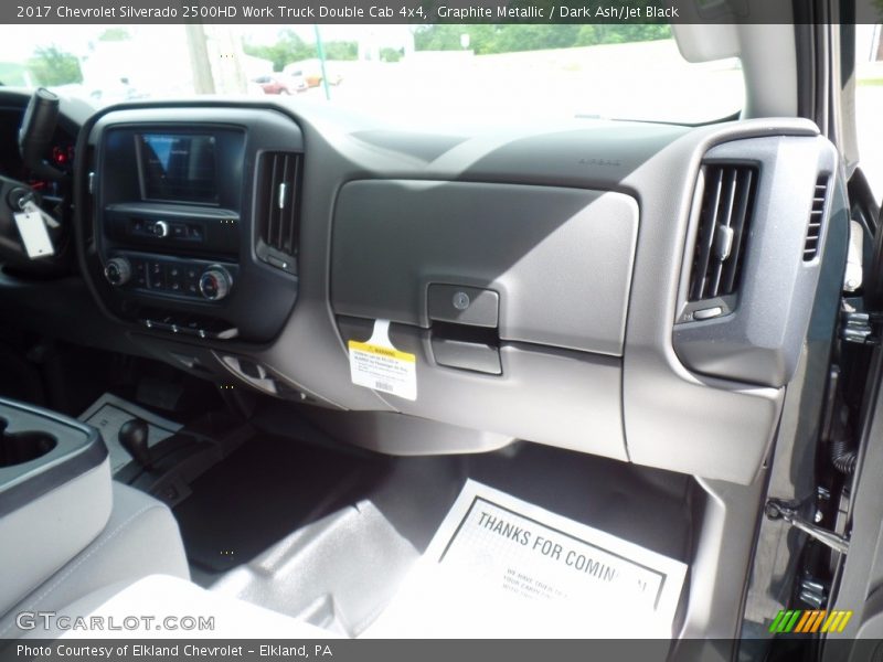 Graphite Metallic / Dark Ash/Jet Black 2017 Chevrolet Silverado 2500HD Work Truck Double Cab 4x4