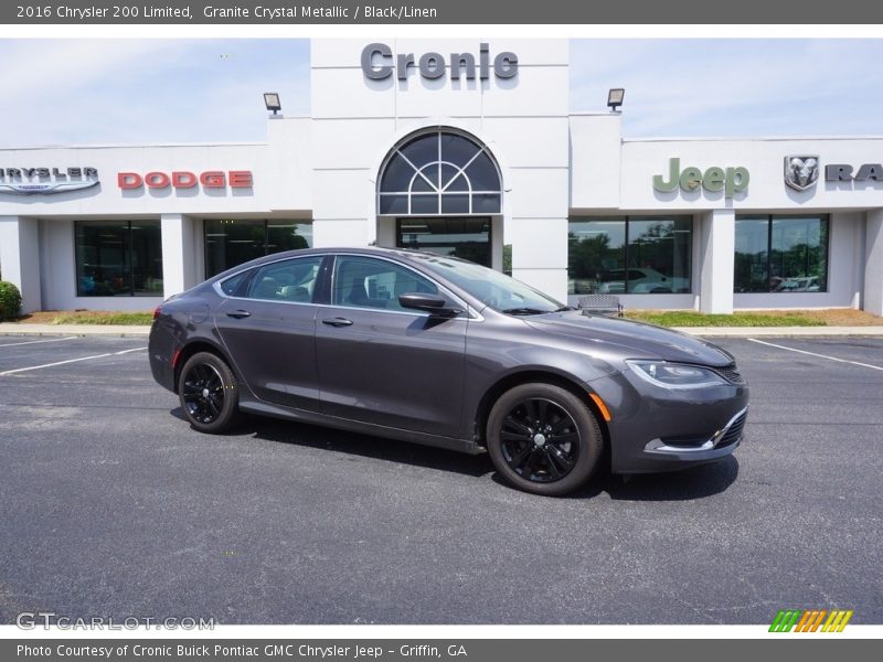 Granite Crystal Metallic / Black/Linen 2016 Chrysler 200 Limited