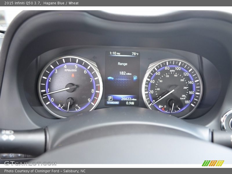 Hagane Blue / Wheat 2015 Infiniti Q50 3.7