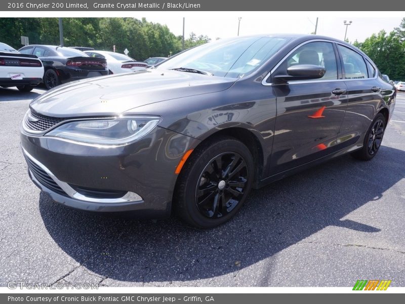 Granite Crystal Metallic / Black/Linen 2016 Chrysler 200 Limited