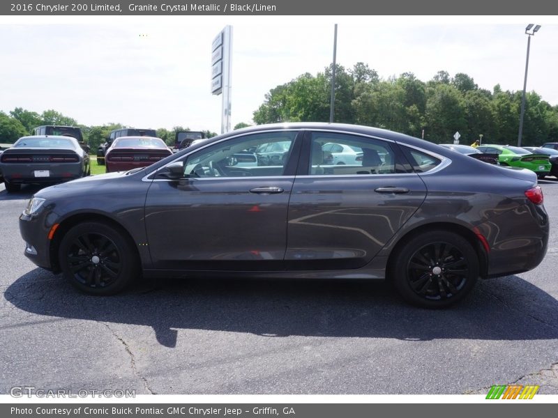 Granite Crystal Metallic / Black/Linen 2016 Chrysler 200 Limited