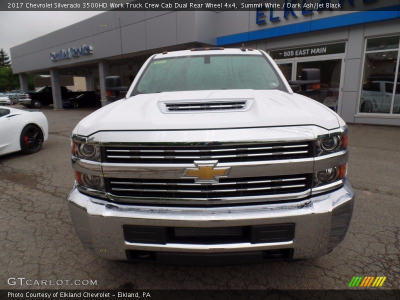 Summit White / Dark Ash/Jet Black 2017 Chevrolet Silverado 3500HD Work Truck Crew Cab Dual Rear Wheel 4x4
