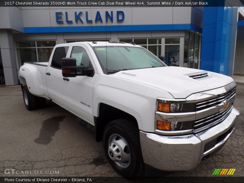 Summit White / Dark Ash/Jet Black 2017 Chevrolet Silverado 3500HD Work Truck Crew Cab Dual Rear Wheel 4x4