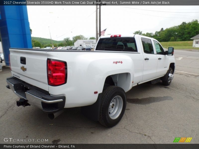 Summit White / Dark Ash/Jet Black 2017 Chevrolet Silverado 3500HD Work Truck Crew Cab Dual Rear Wheel 4x4