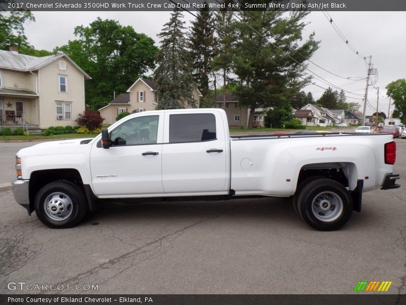 Summit White / Dark Ash/Jet Black 2017 Chevrolet Silverado 3500HD Work Truck Crew Cab Dual Rear Wheel 4x4