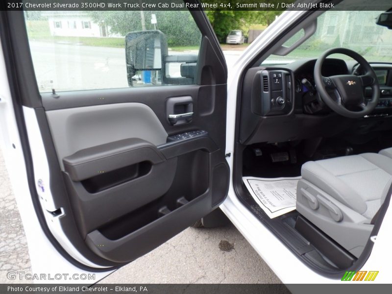 Summit White / Dark Ash/Jet Black 2017 Chevrolet Silverado 3500HD Work Truck Crew Cab Dual Rear Wheel 4x4