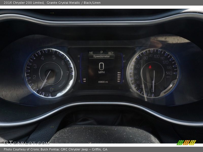 Granite Crystal Metallic / Black/Linen 2016 Chrysler 200 Limited
