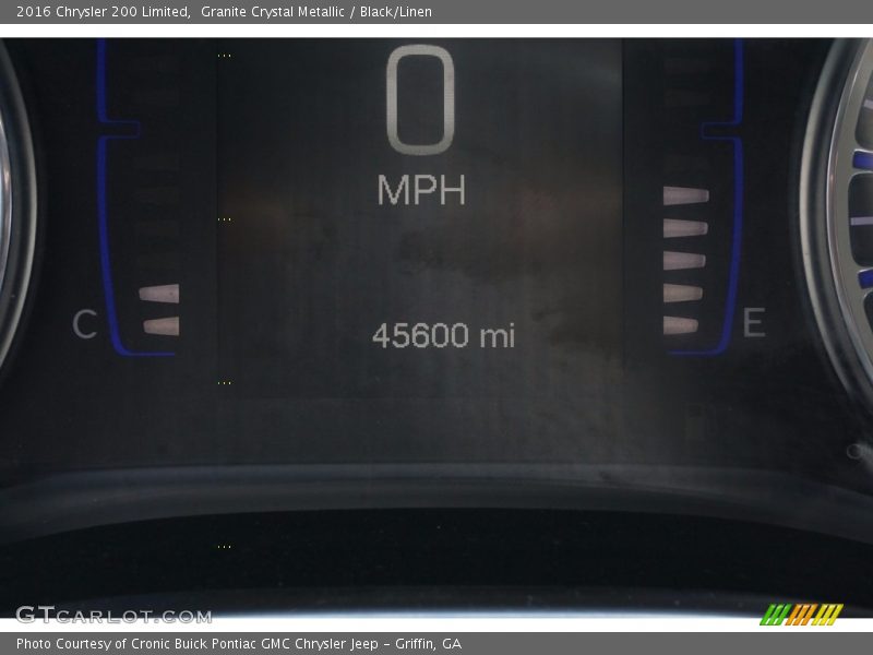 Granite Crystal Metallic / Black/Linen 2016 Chrysler 200 Limited