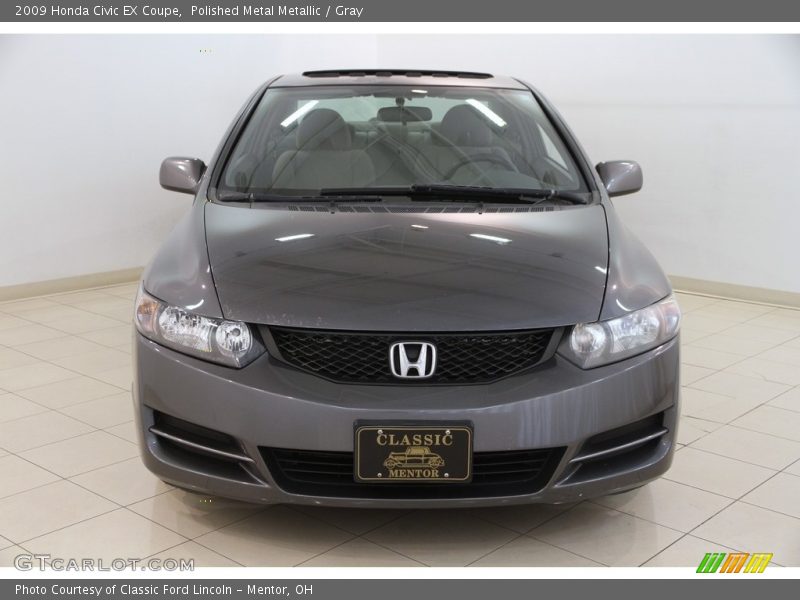 Polished Metal Metallic / Gray 2009 Honda Civic EX Coupe