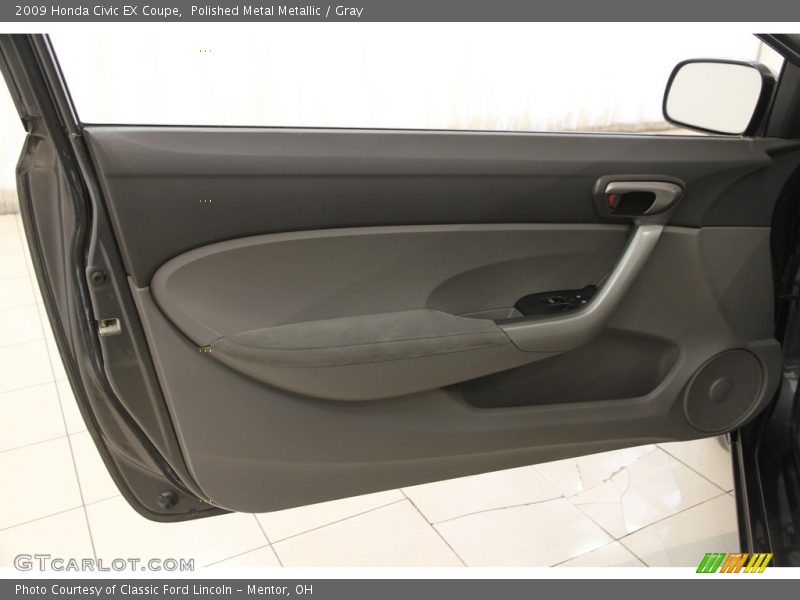 Polished Metal Metallic / Gray 2009 Honda Civic EX Coupe
