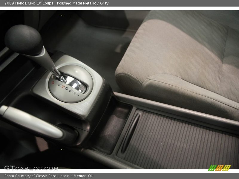 Polished Metal Metallic / Gray 2009 Honda Civic EX Coupe