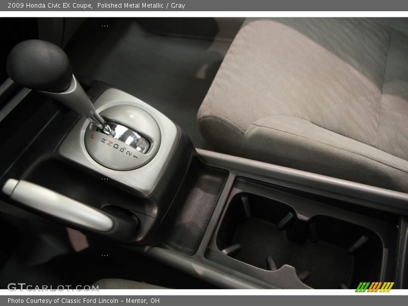 Polished Metal Metallic / Gray 2009 Honda Civic EX Coupe